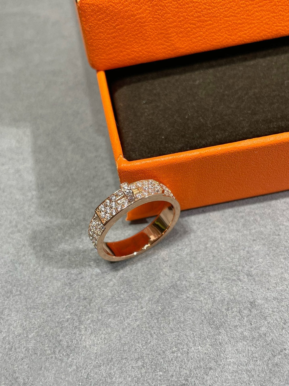 [OrnoraJewelry]KELLY PINK GOLD DIAMOND RING