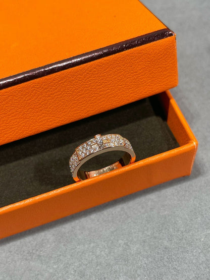 [OrnoraJewelry]KELLY PINK GOLD DIAMOND RING