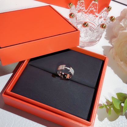 [OrnoraJewelry]H RING FULL DIAMOND