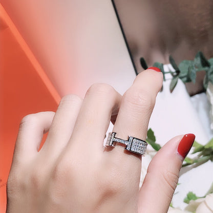 [OrnoraJewelry]H RING FULL DIAMOND