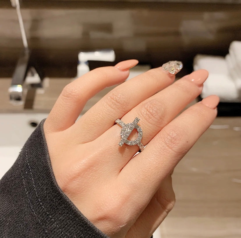 [OrnoraJewelry]ECHAPPEE RING SILVER DIAMOND