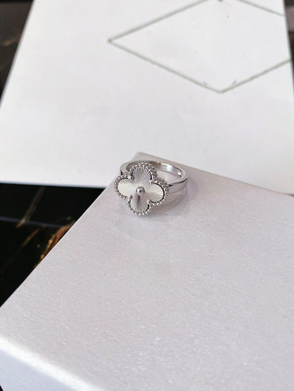 [OrnoraJewelry]CLOVER SILVER RING