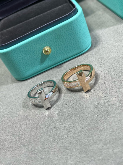 [Ornora Jewelry]T1 WIDE 4.5MM DIAMOND RING