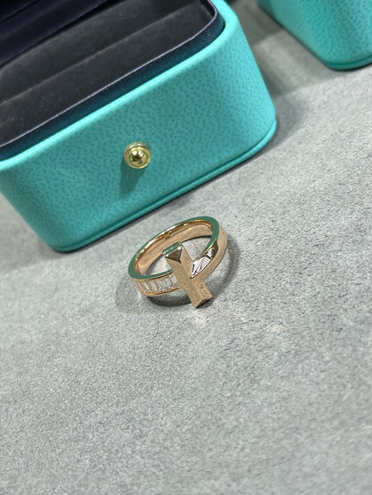[Ornora Jewelry]T1 WIDE 4.5MM DIAMOND RING
