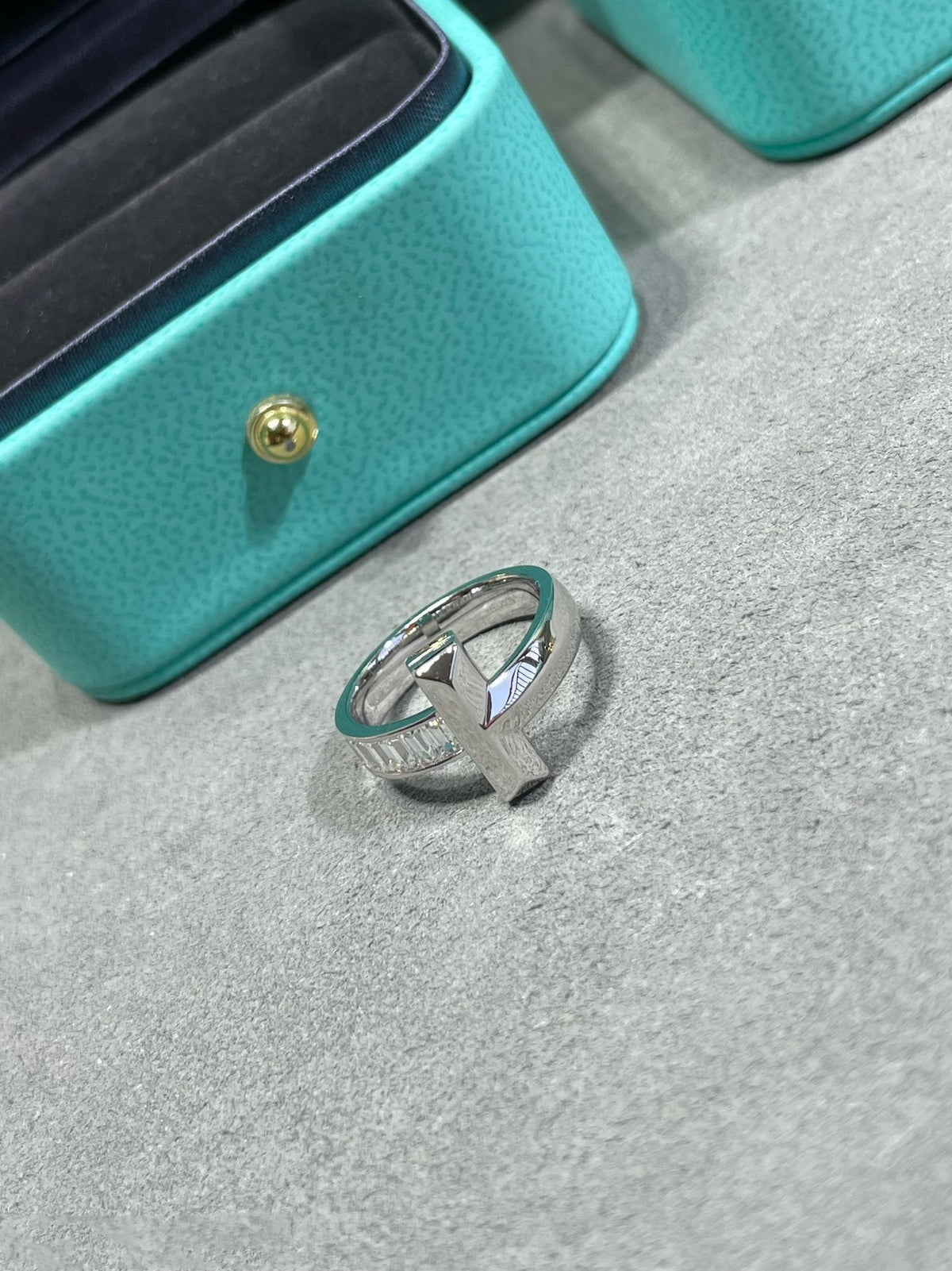 [Ornora Jewelry]T1 WIDE 4.5MM DIAMOND RING