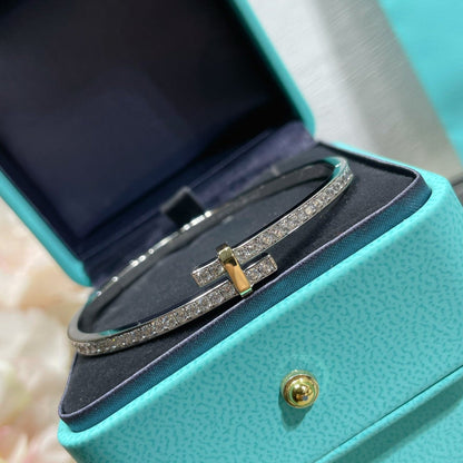 [Ornora Jewelry]EDGE DIAMOND GOLD SILVER BRACELET