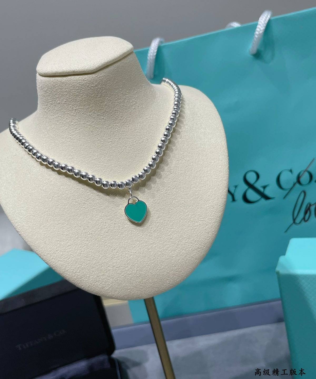 [Ornora Jewelry]RETURN TO TIF SILVER BEAD NECKLACE