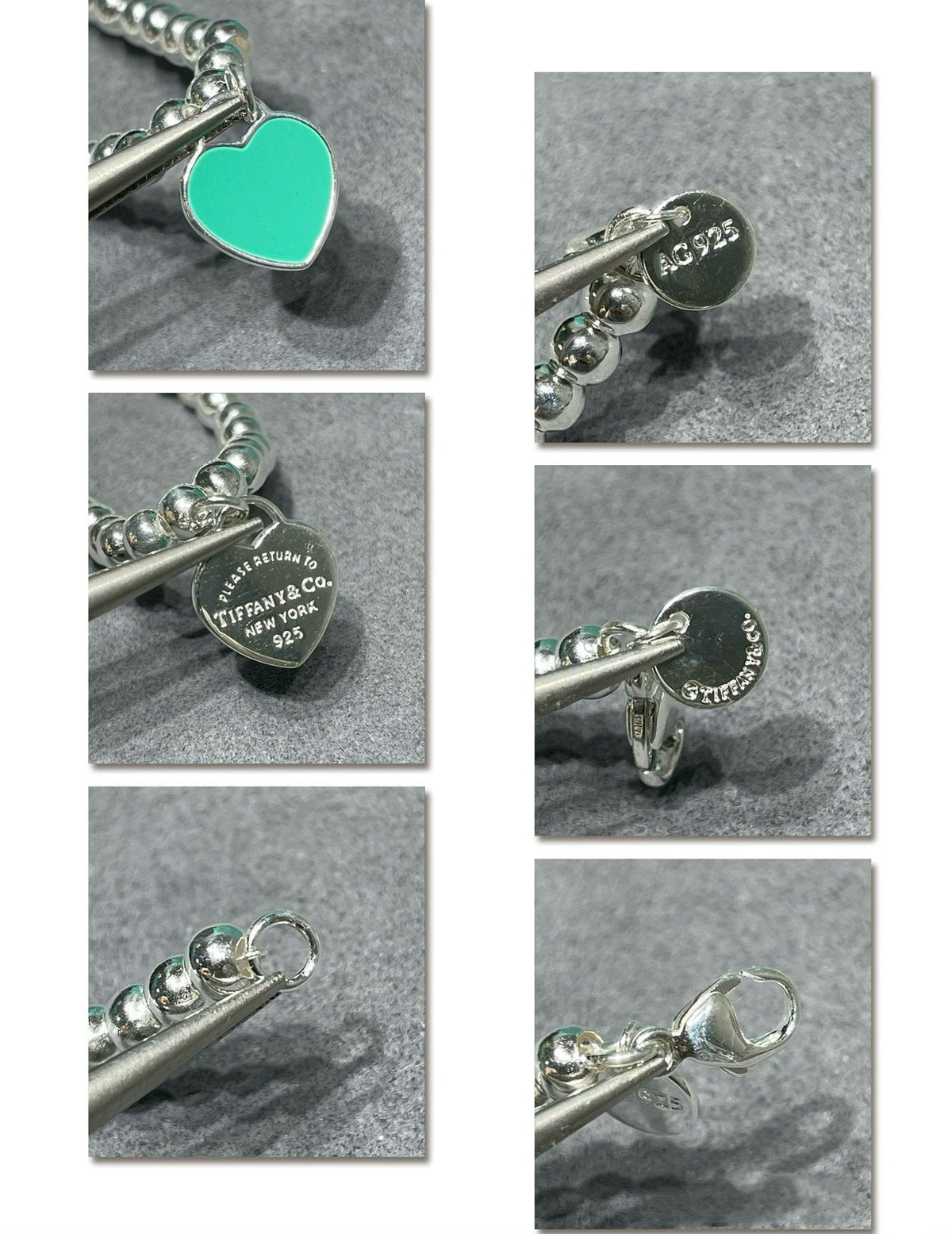 [Ornora Jewelry]RETURN TO TIF SILVER BEAD NECKLACE