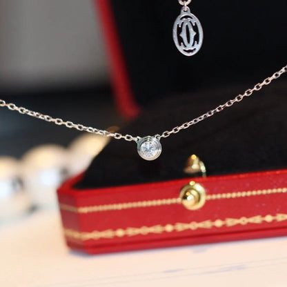 [OrnoraJewelry]DAMOUR DIAMOND NECKLACE