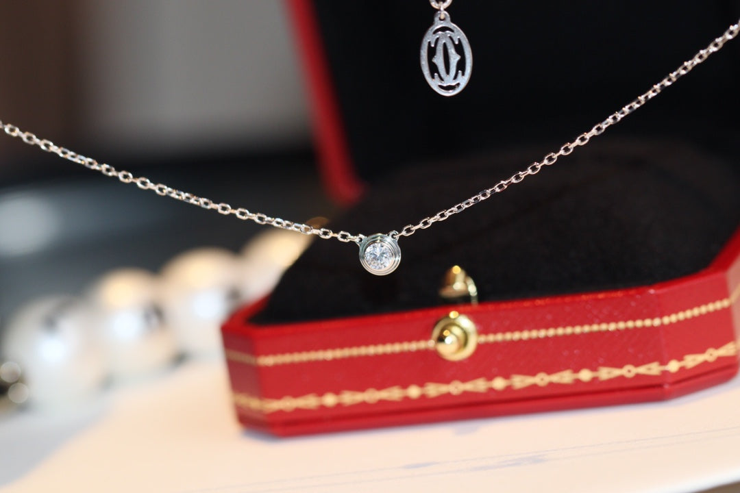 [OrnoraJewelry]DAMOUR DIAMOND NECKLACE