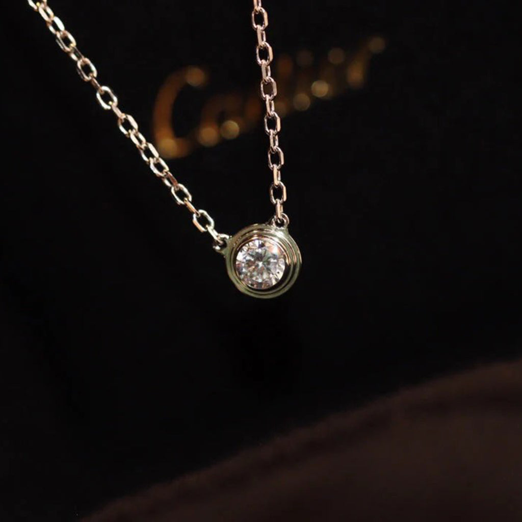 [OrnoraJewelry]DAMOUR DIAMOND NECKLACE
