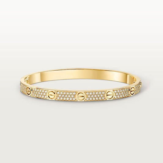 [OrnoraJewelry]LOVE BRACELET 4.8MM DIAMOND-PAVED
