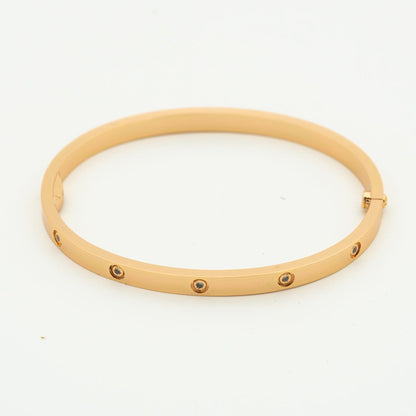 [OrnoraJewelry]LOVE BRACELET 3.65MM 10 DIAMONDS