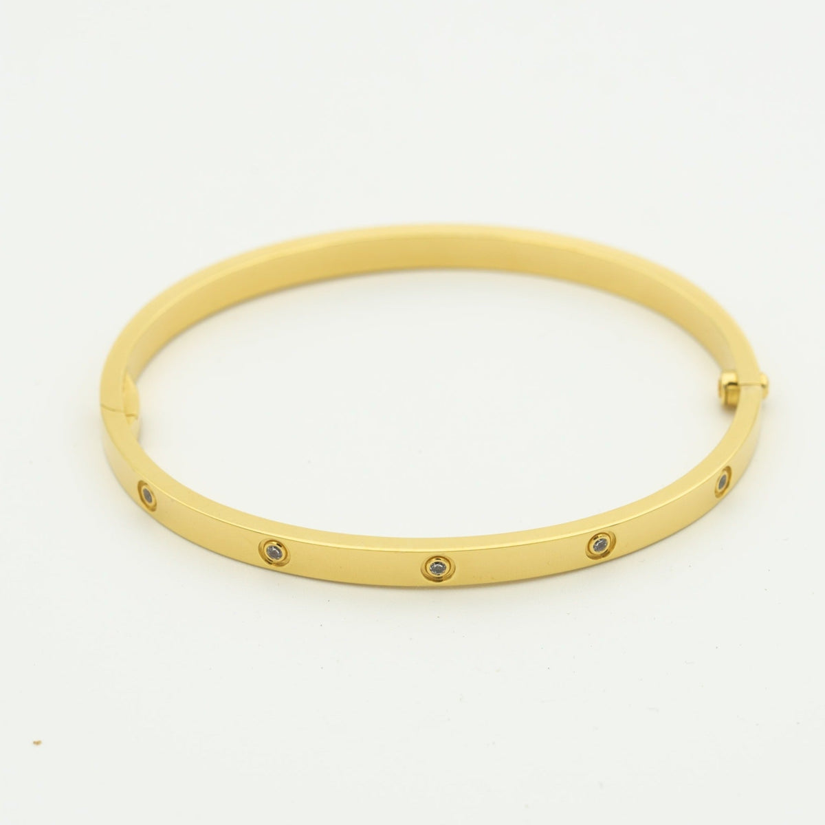 [OrnoraJewelry]LOVE BRACELET 3.65MM 10 DIAMONDS