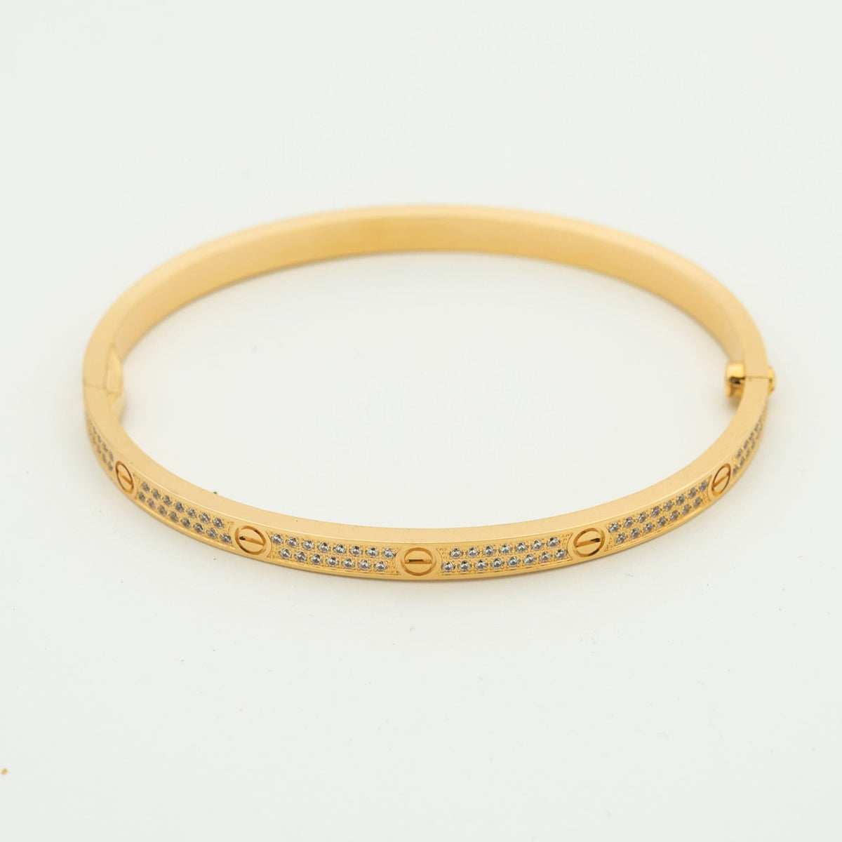 [OrnoraJewelry]LOVE BRACELET 3.65MM DIAMOND-PAVED