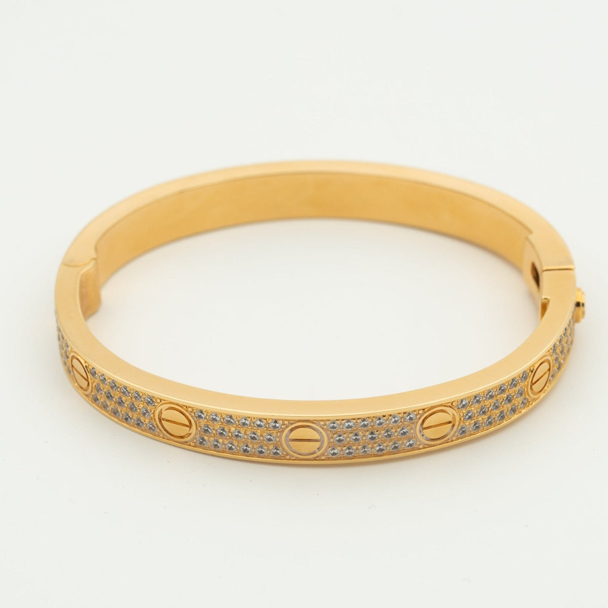[OrnoraJewelry]LOVE BRACELET 6.1MM DIAMOND-PAVED