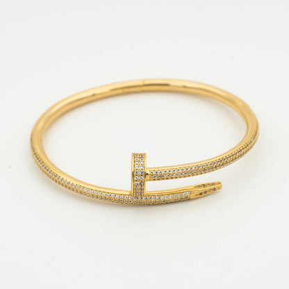 [OrnoraJewelry]JUSTE BRACELET 3.5MM ALL DIAMONDS