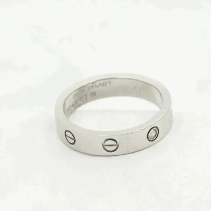 [OrnoraJewelry]LOVE RING 4MM 1 DIAMOND SILVER