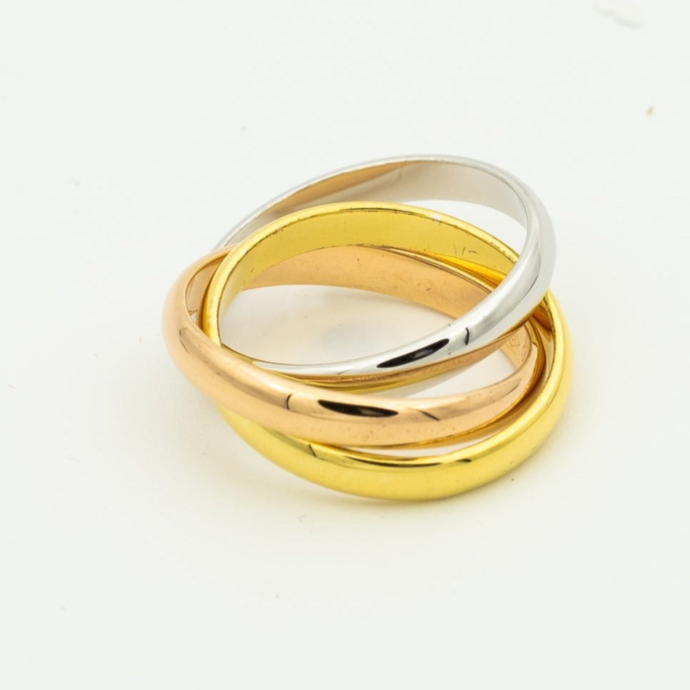 [OrnoraJewelry Jewelry]TRINITY RING GOLD PINK GOLD SILVER