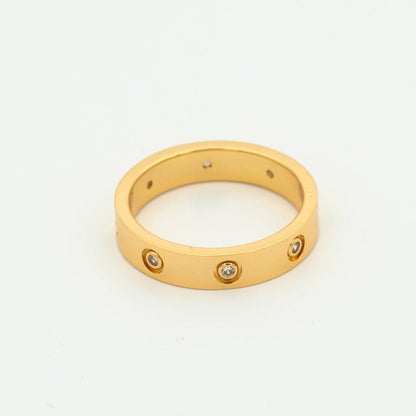 [OrnoraJewelry]LOVE RING 3.6MM 8 DIAMONDS