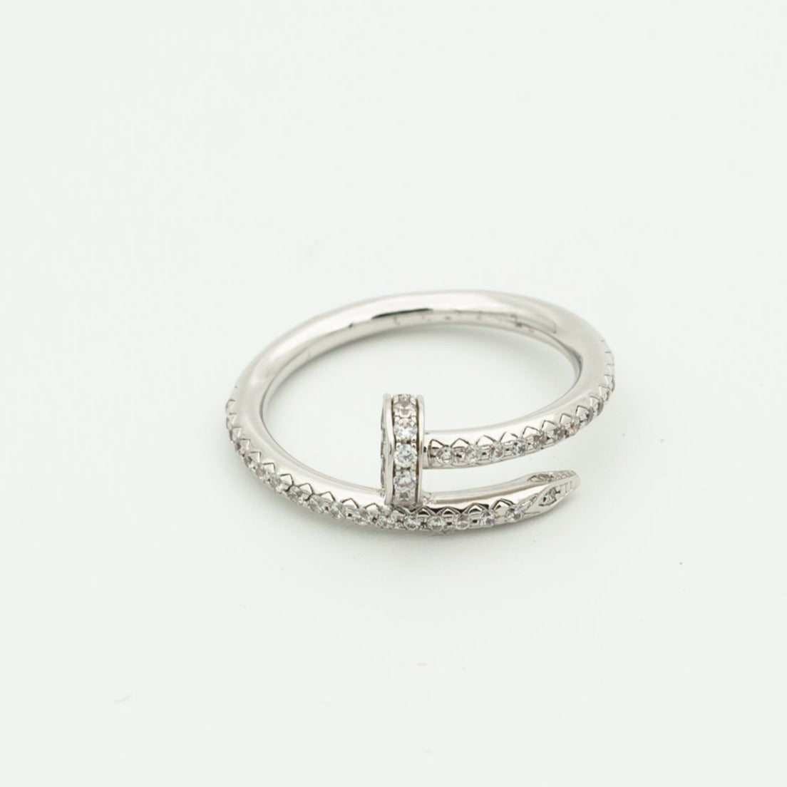 [OrnoraJewelry]JUSTE RING 1.8MM SILVER DIAMONDS