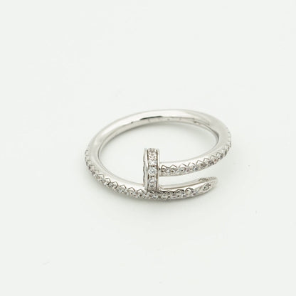 [OrnoraJewelry]JUSTE RING 1.8MM SILVER DIAMONDS