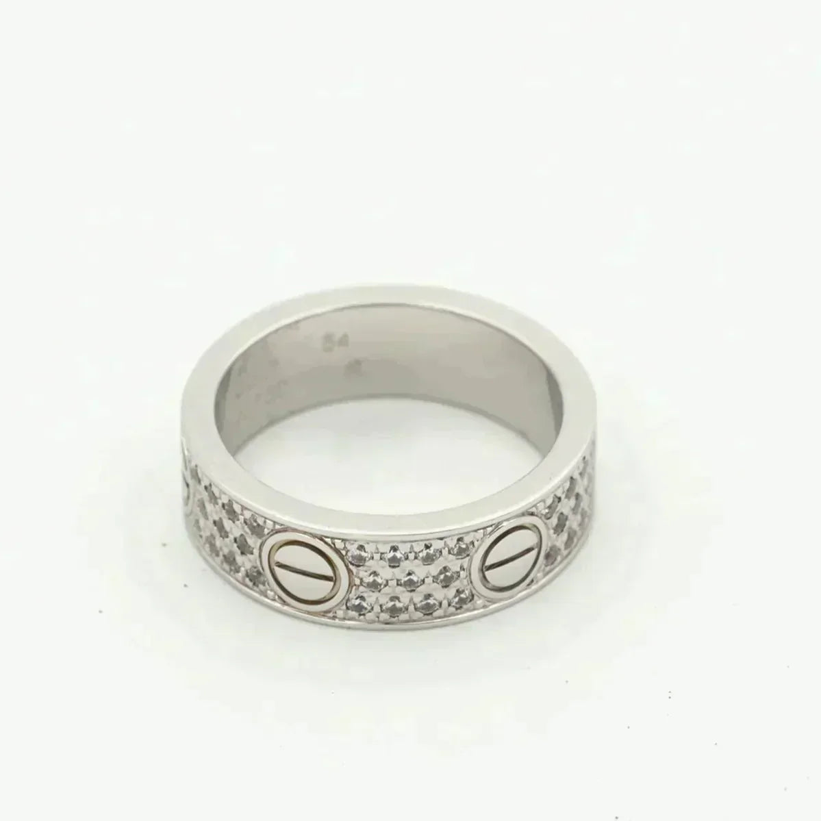 [OrnoraJewelry]LOVE RING 5.5MM DIAMONDS PAVED