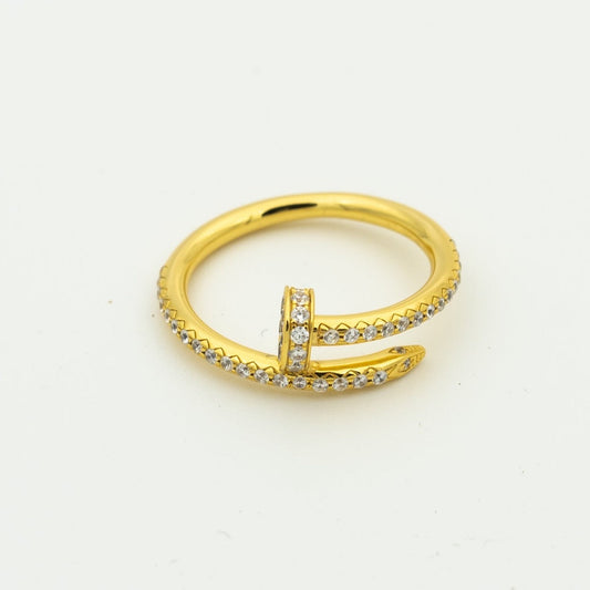 [OrnoraJewelry]JUSTE RING 1.8MM GOLD DIAMONDS