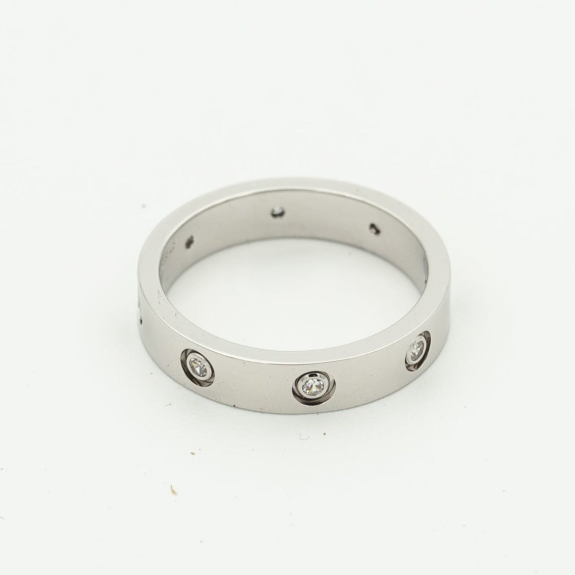 [OrnoraJewelry]LOVE RING 3.6MM 8 DIAMONDS