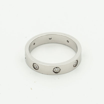 [OrnoraJewelry]LOVE RING 3.6MM 8 DIAMONDS