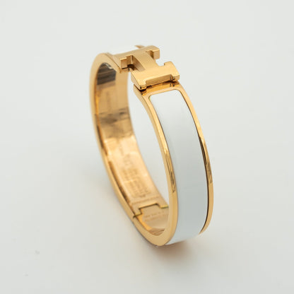 [OrnoraJewelry]H WHITE BRACELET