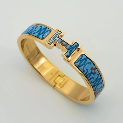 [OrnoraJewelry]H BRACELET BLUE MULTICOLOR