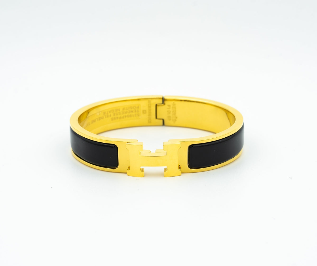 [OrnoraJewelry]H BLACK BRACELET