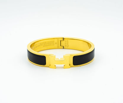 [OrnoraJewelry]H BLACK BRACELET