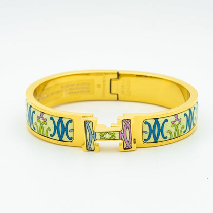 [OrnoraJewelry]H BRACELET BEIGE MULTICOLOR