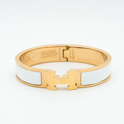 [OrnoraJewelry]H WHITE BRACELET