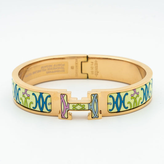 [OrnoraJewelry]H BRACELET BEIGE MULTICOLOR