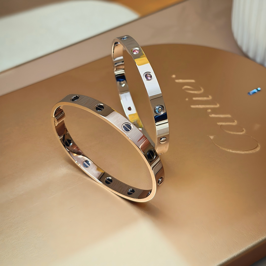 [OrnoraJewelry]2026 RAINBOW LOVE BRACELET 6.1MM  10 DIAMONDS