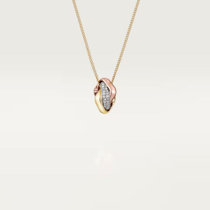 [OrnoraJewelry]TRINITY CUSHION NECKLACE COLLECTION
