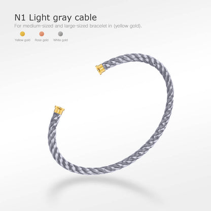 [OrnoraJewelry]FORCE SERIES BRACELET CABLES 50 CHOICES (DIY SELECTION)