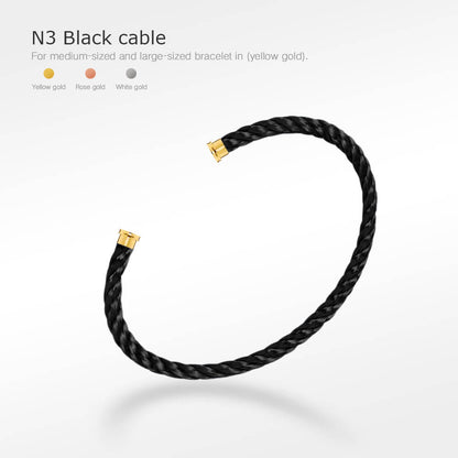 [OrnoraJewelry]FORCE SERIES BRACELET CABLES 50 CHOICES (DIY SELECTION)