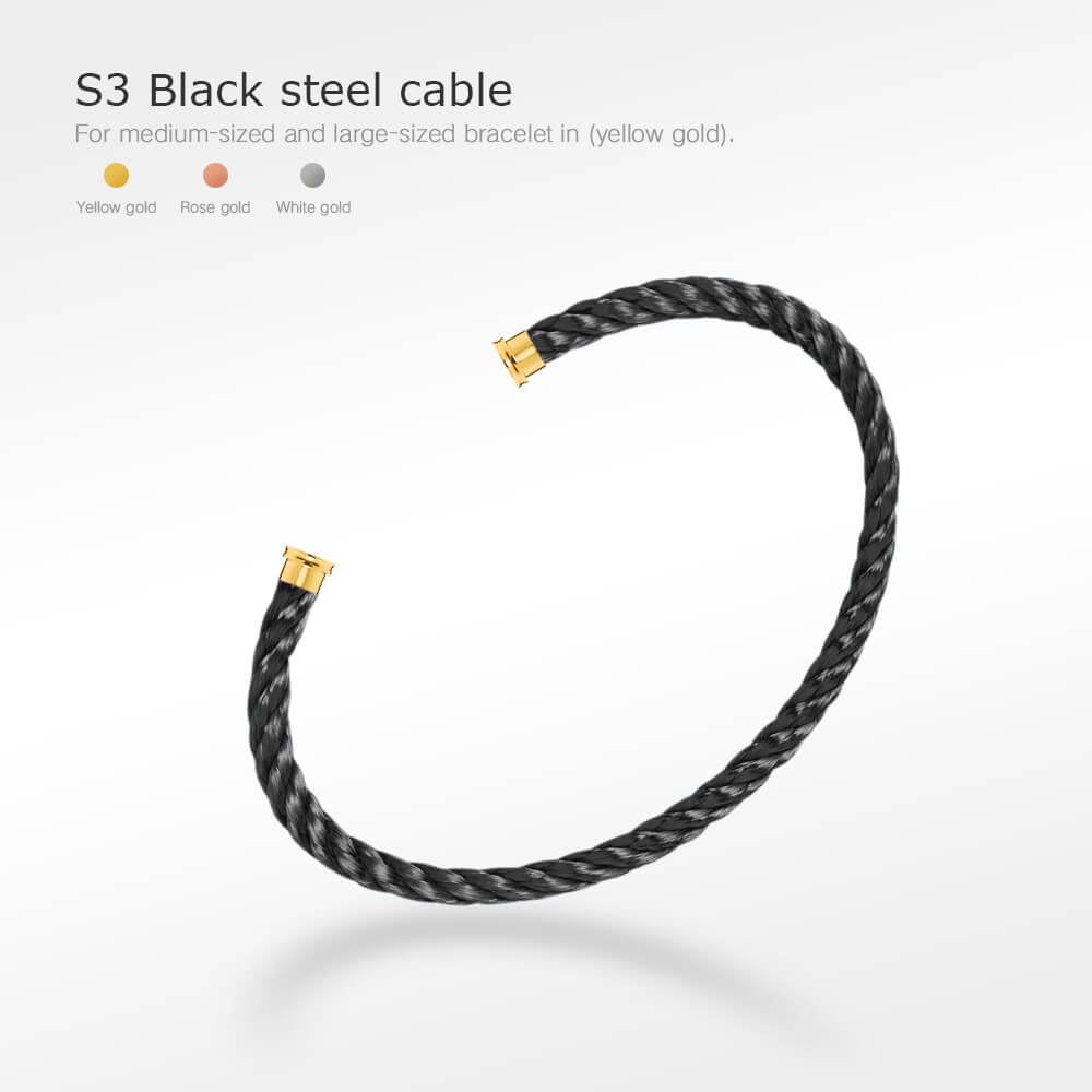 [OrnoraJewelry]FORCE SERIES BRACELET CABLES 50 CHOICES (DIY SELECTION)
