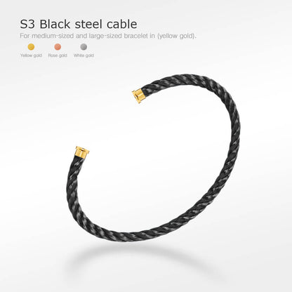 [OrnoraJewelry]FORCE SERIES BRACELET CABLES 50 CHOICES (DIY SELECTION)