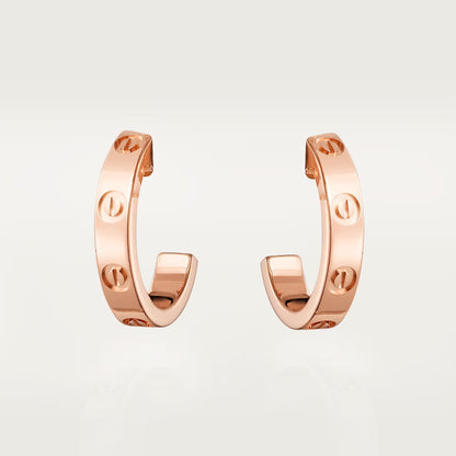 [OrnoraJewelry]LOVE EARRINGS 2.65 MM NO DIAMOND SMALL