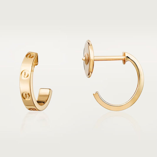 [OrnoraJewelry]LOVE EARRINGS 2.65 MM NO DIAMOND SMALL
