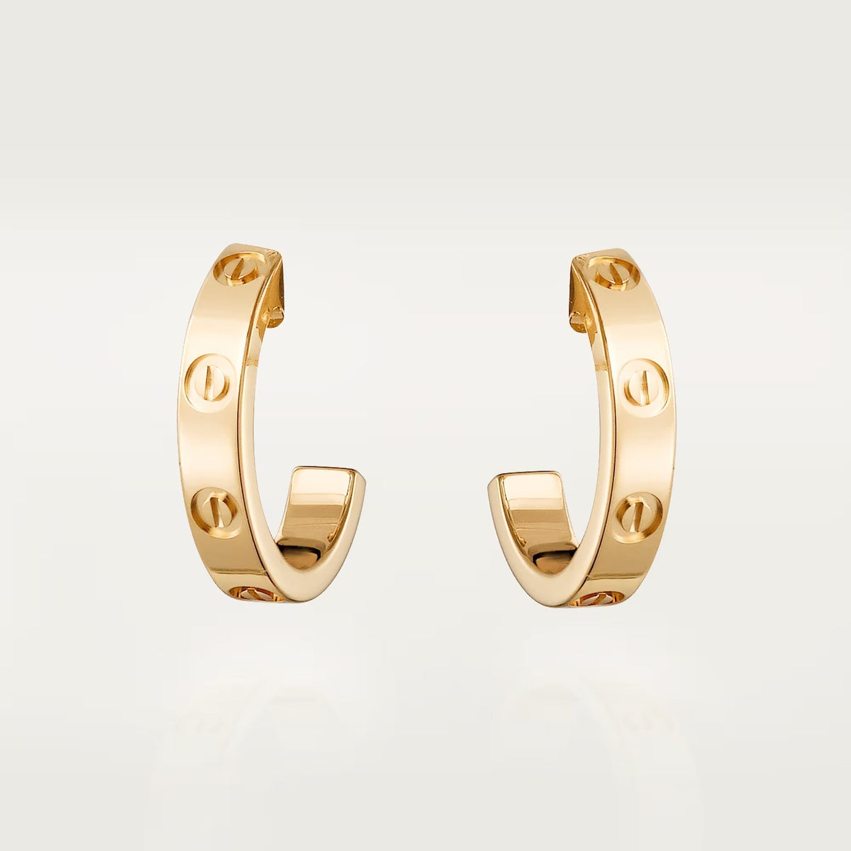 [OrnoraJewelry]LOVE EARRINGS 2.65 MM NO DIAMOND SMALL