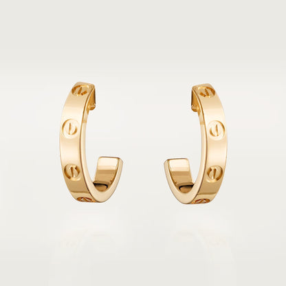 [OrnoraJewelry]LOVE EARRINGS 2.65 MM NO DIAMOND SMALL