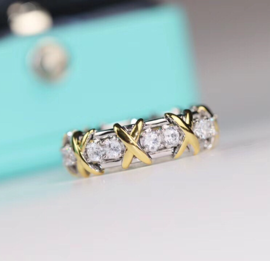 [OrnoraJewelry]Classic Gold Diamond Ring