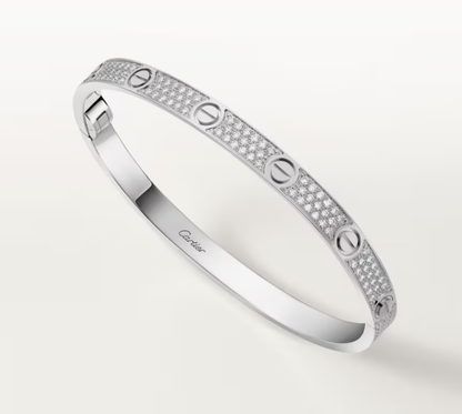 [OrnoraJewelry]NEW-LOVE-4.8MM-Width Diamond-Studded Bracelet