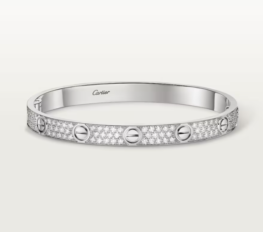 [OrnoraJewelry]NEW-LOVE-6.1MM-Width Diamond-Studded Bracelet